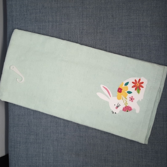 Easter Bunny Spring Farm Animals Dual Purpose Kitchen Dish Towels Fun Set - Picture 8 of 11